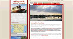 Desktop Screenshot of mekong-delta-travel-guide.com